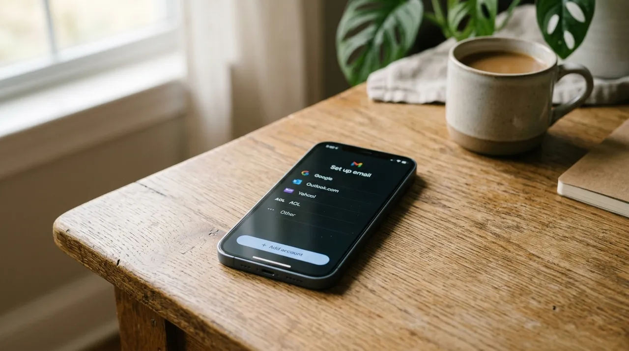 Configuration d'une boîte mail sur un nouveau téléphone