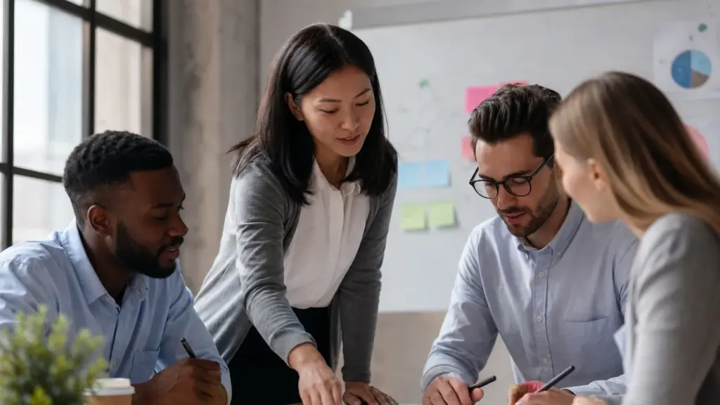 Atelier collaboratif d'innovation sociétale avec une équipe diverse
