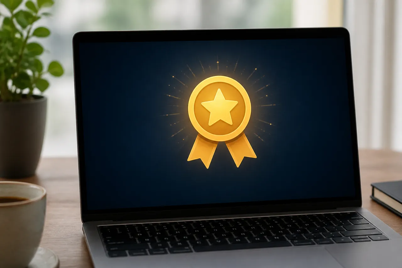 Gamified UX en e-learning avec badge de récompense