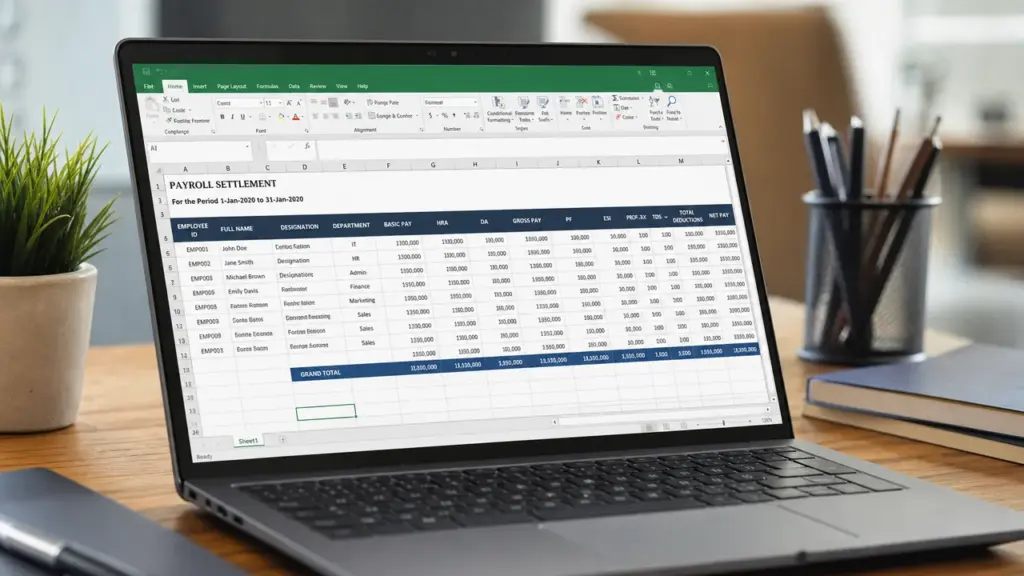 Calcul du solde de tout compte CDI avec Excel